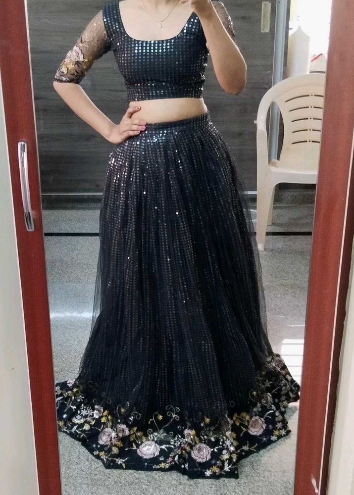 Sparkling Black Lehenga Choli