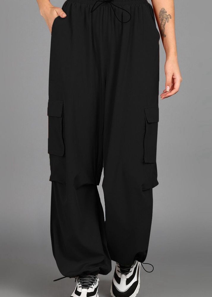 Black Baggy Cargo Pants