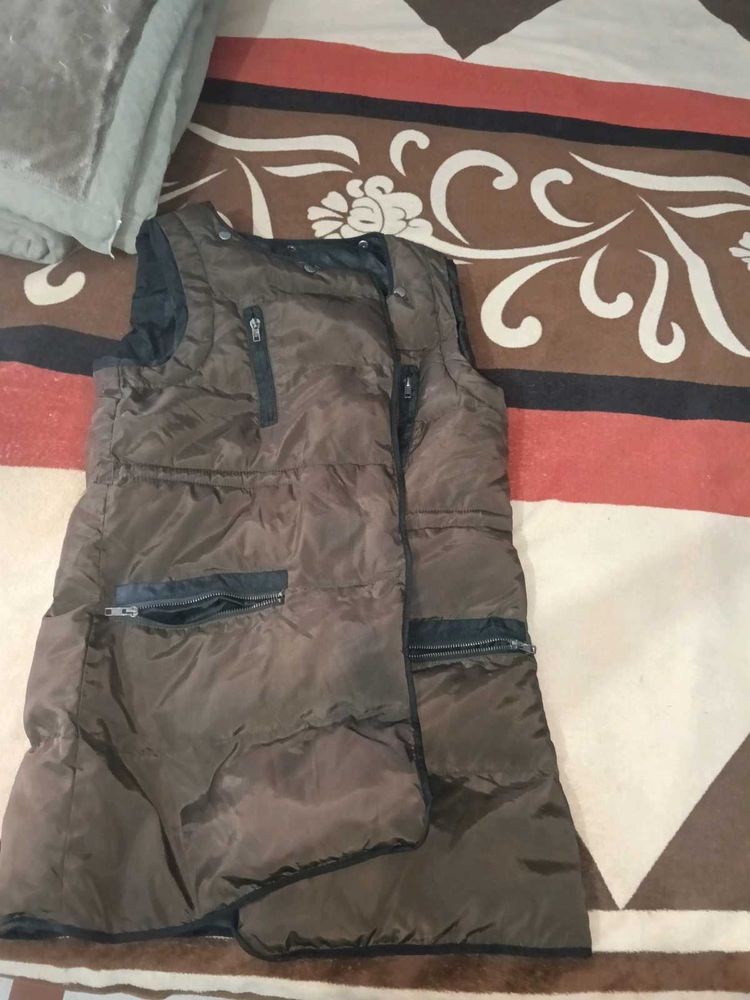 Brown Padded Vest