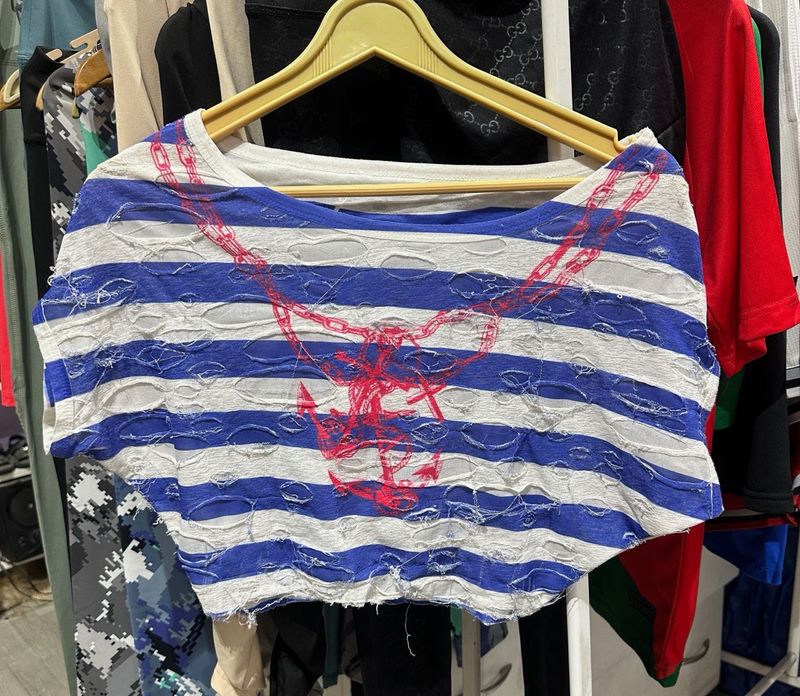 Net Crop Top