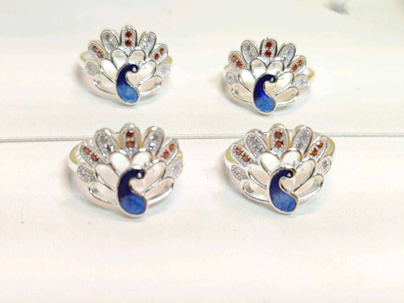 Traditional Silver Toe Rings | Handcrafted