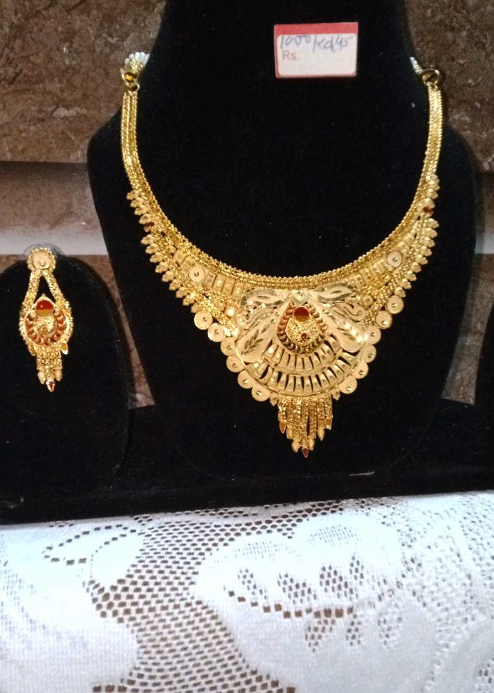 🎉🎉Combo. 🎉🎉  1 Gm  Gold Plated Har Or Eyeing