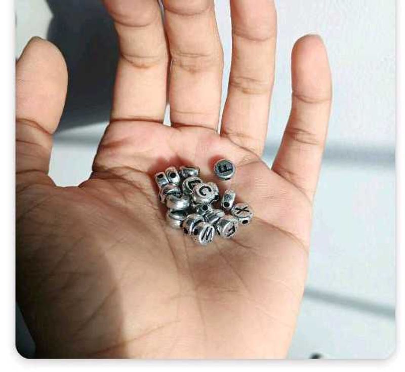 alphabet beads - mixed