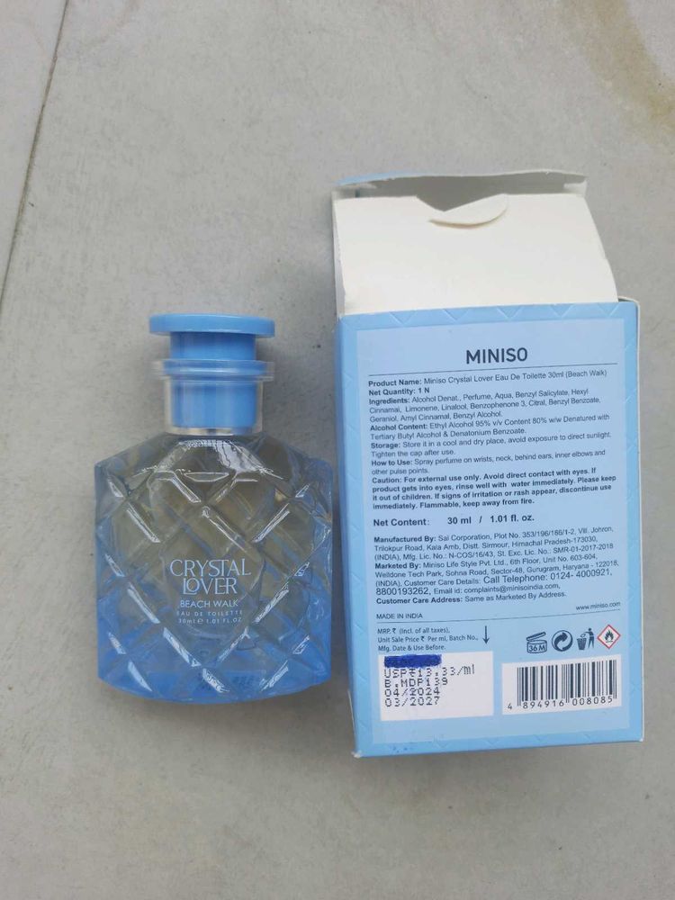 MINISO Eau De Toillete Crystal Lover Perfume