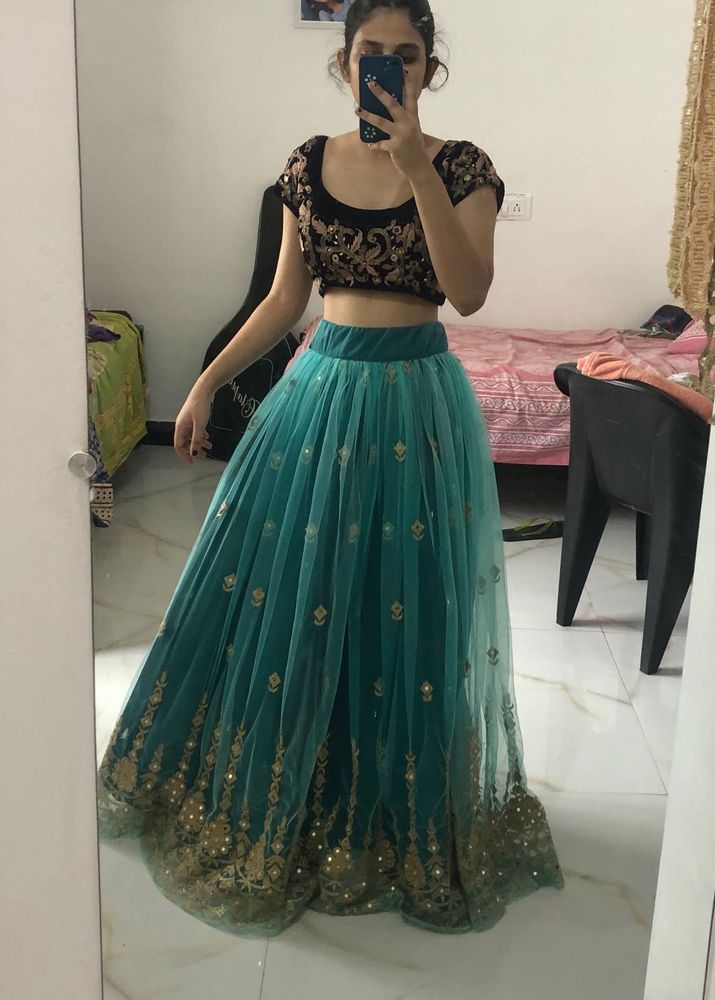 Blue Lehenga Choli