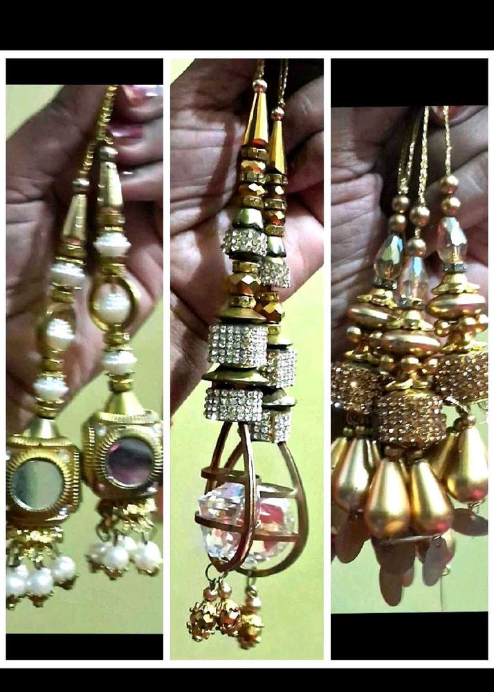 Combo Of 4 Pair Latkans for Saree Dupatta S