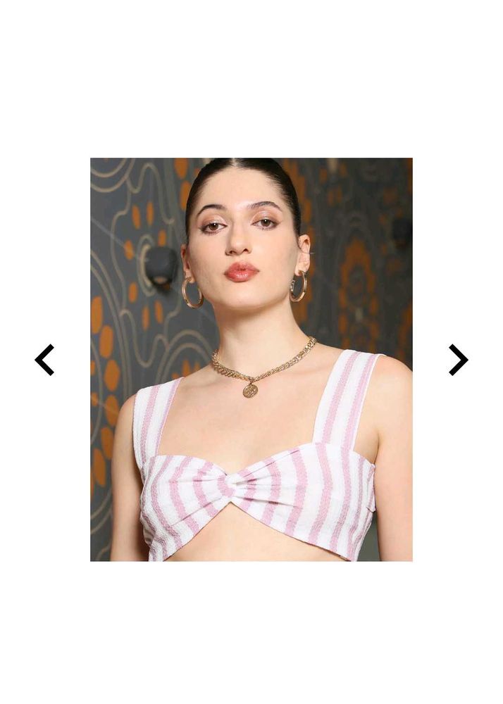 Striped Crop Top