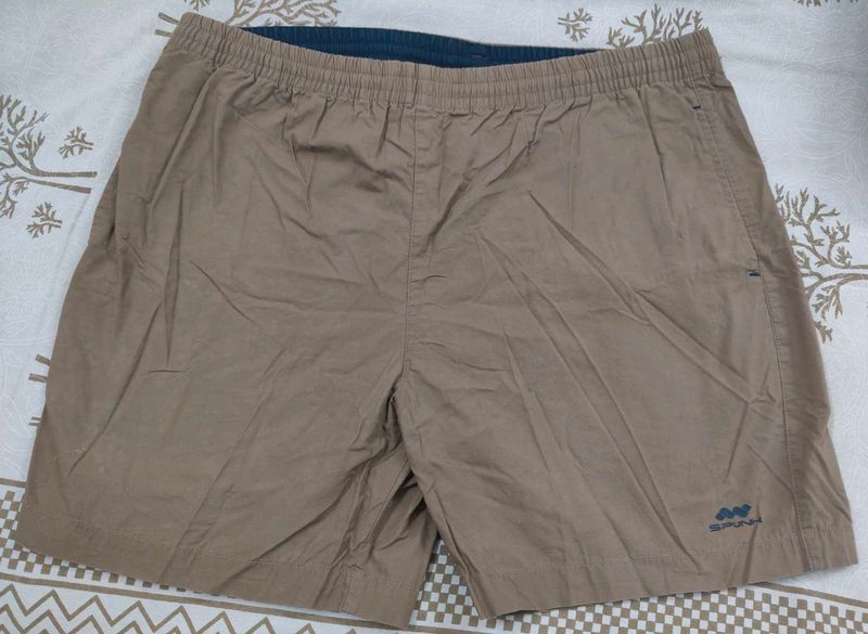 Brown Casual Shorts