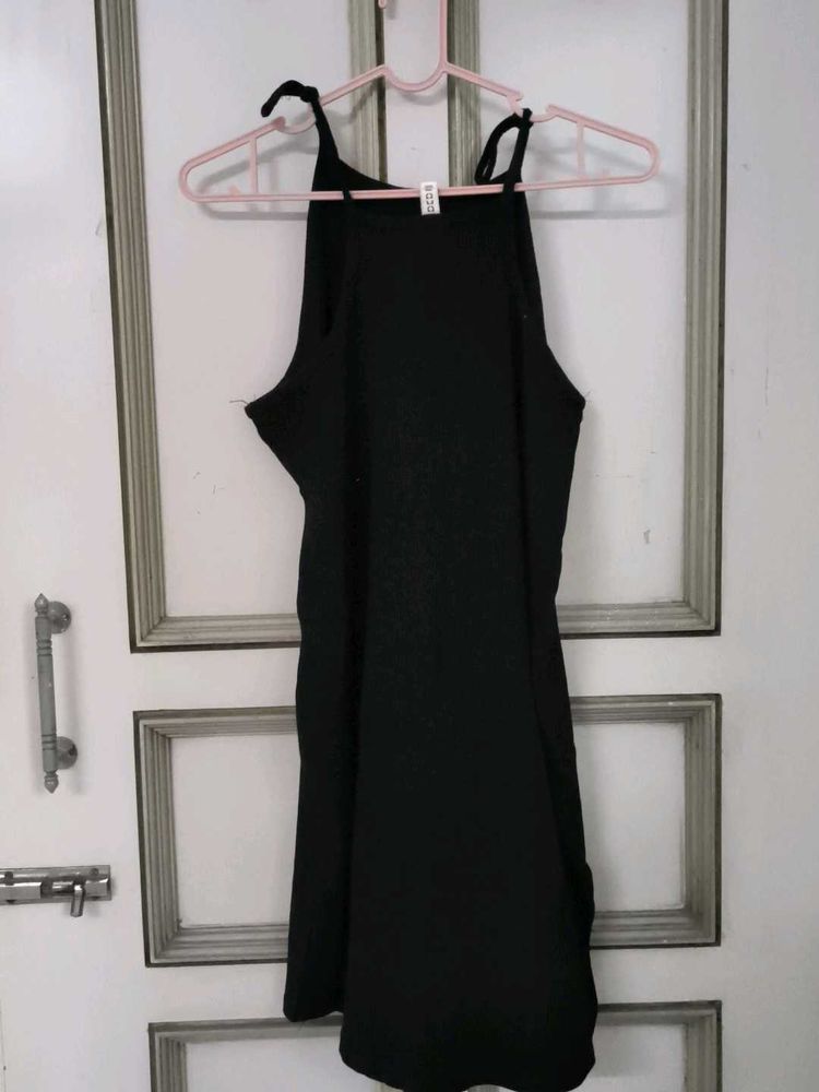 Black Halter Dress
