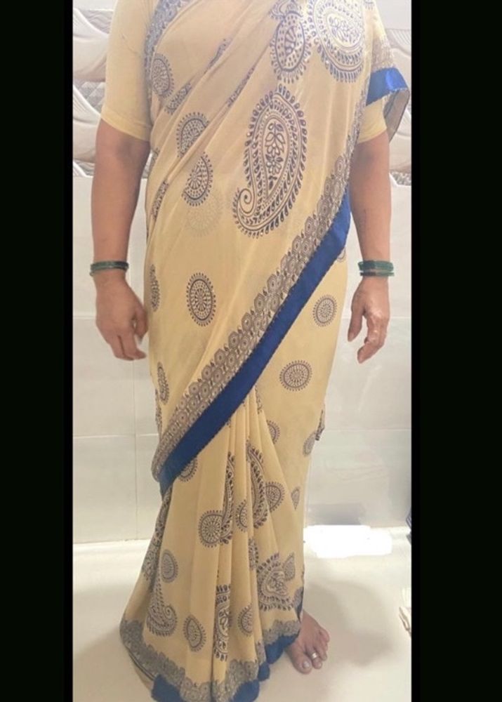 Mandala Printed Saree