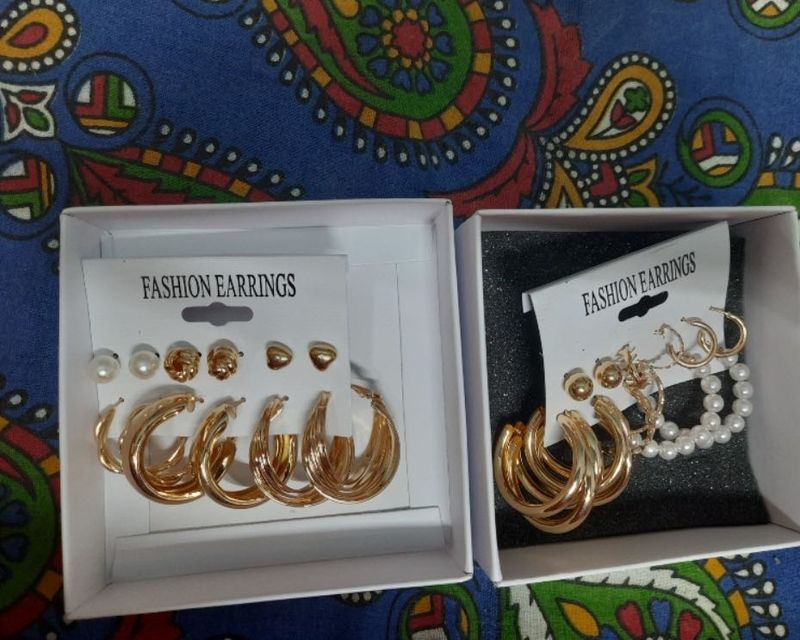 Earrings And Studs Combo