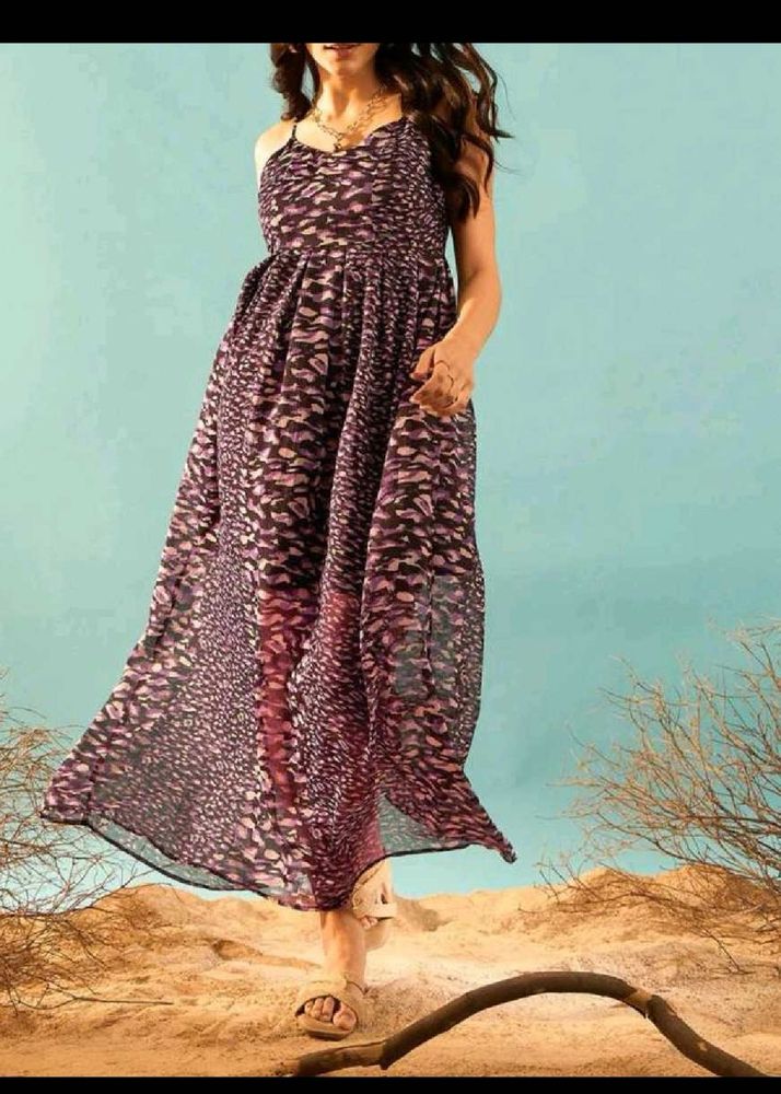 Stylish Printed Maxi Dress