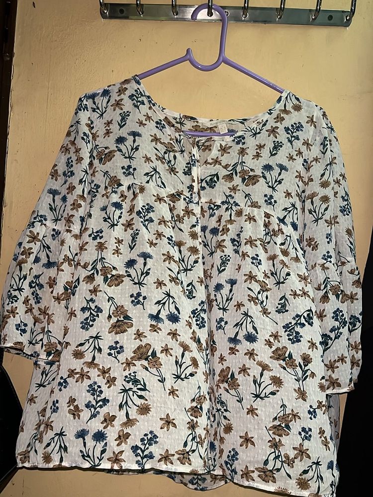 Floral Print Blouse