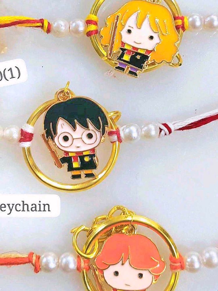 ✨🧙‍♂️ Harry Potter-Themed Keychain Set