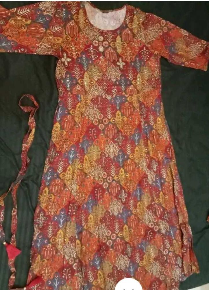 Ethnic Print Dress - Bohemian Style