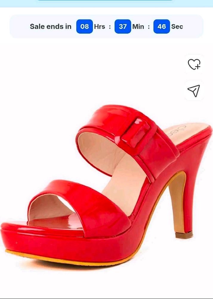 Red High Heel Mules✨👠