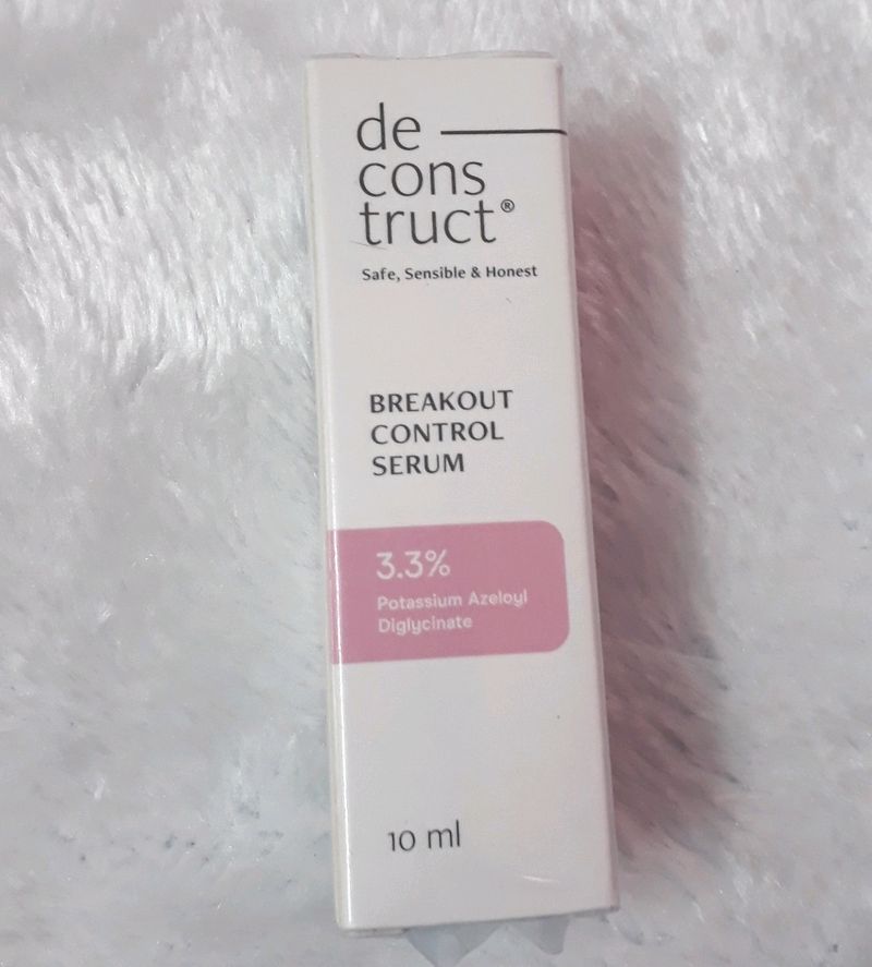 Deconstruct Breakout Control D.S. Serum | 8% Potassium Azeloyl Diglycenate + 5% Succinic Acid | For Anti Acne, Anti Blemish, Acne Marks &amp; Dark Spot