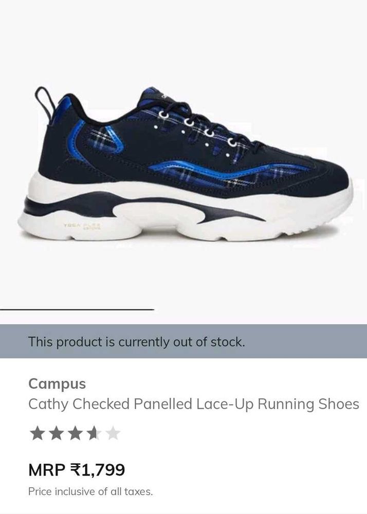 Campus Lace Up Running Shoes New