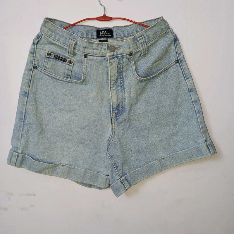 Denim Short For Womens