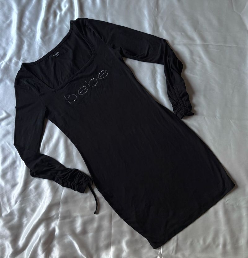 Bebe Black Bodycon Dress