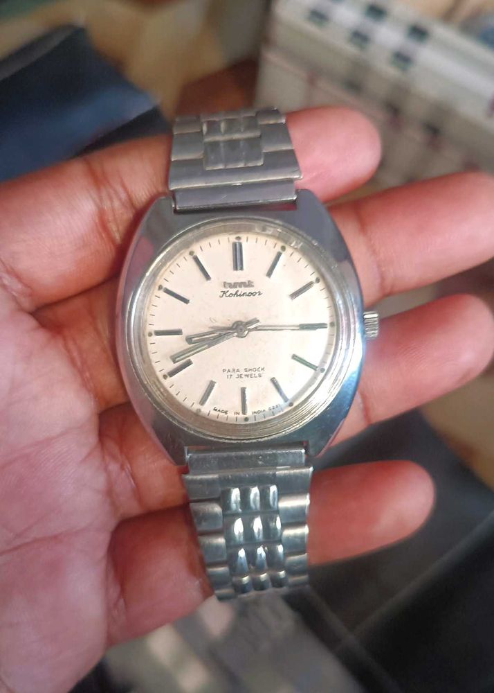Vintage HMT Kohinoor White Dial Watch