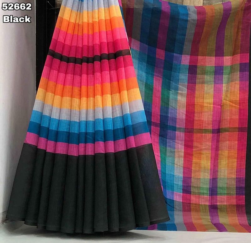 Striped Multicolor Saree
