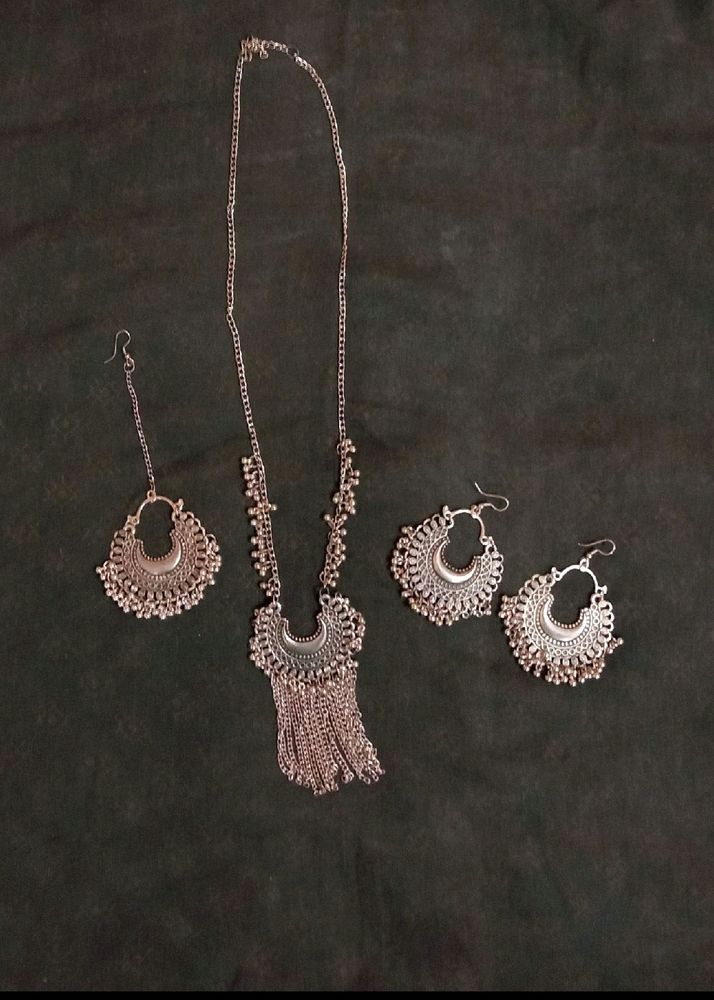 Oxidised Jwellery Set Only Once Used
