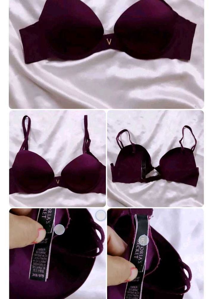 Burgundy Bra combo
