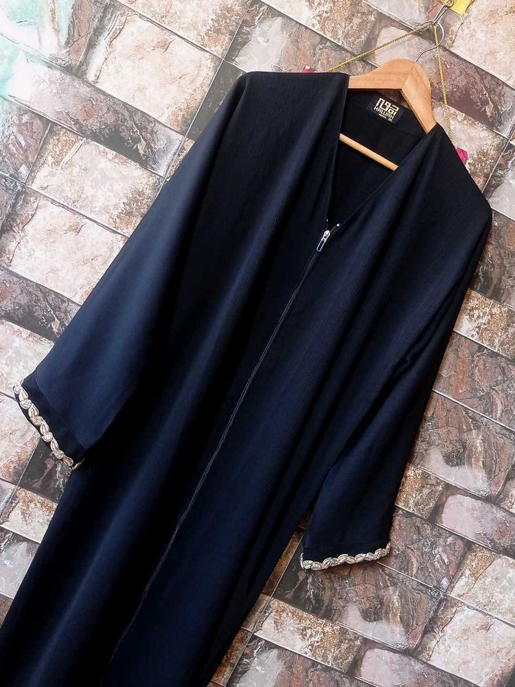 Zardozi Hand Work Z Black Abaya Xl Size