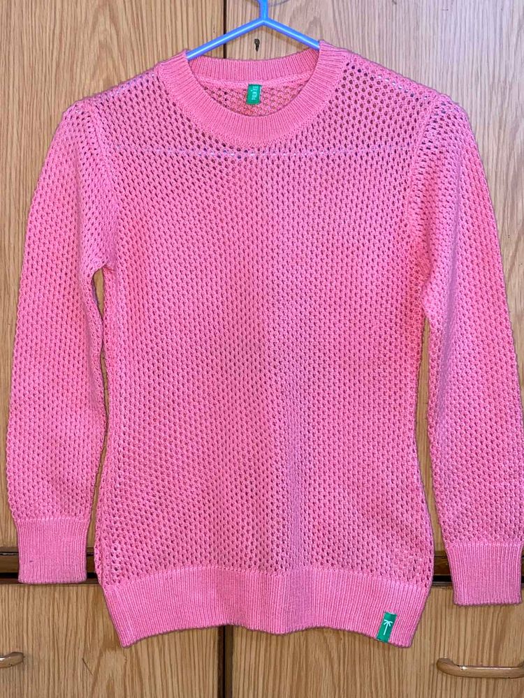 Pink Knit Sweater