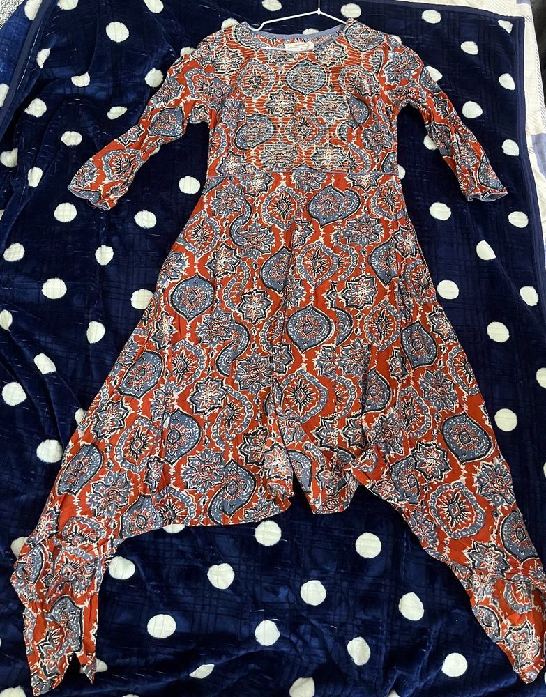 Women Brown Casual Kurta