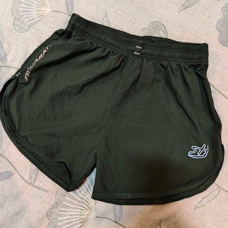 ST Running Shorts - Olive Green