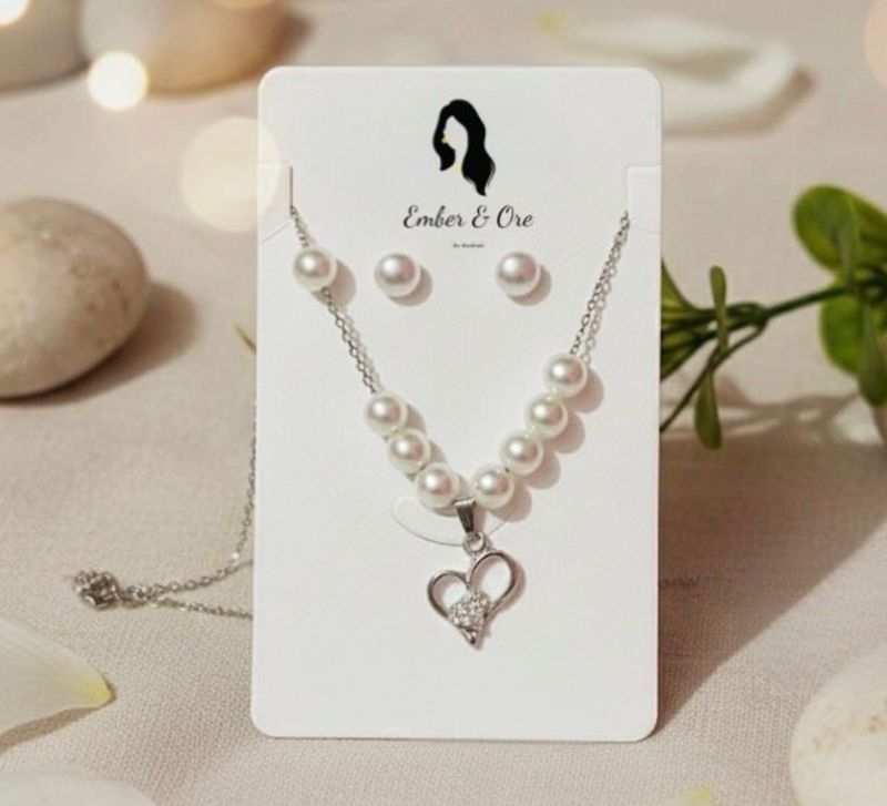 Ember &amp; Ore Pearl Jewelry Set