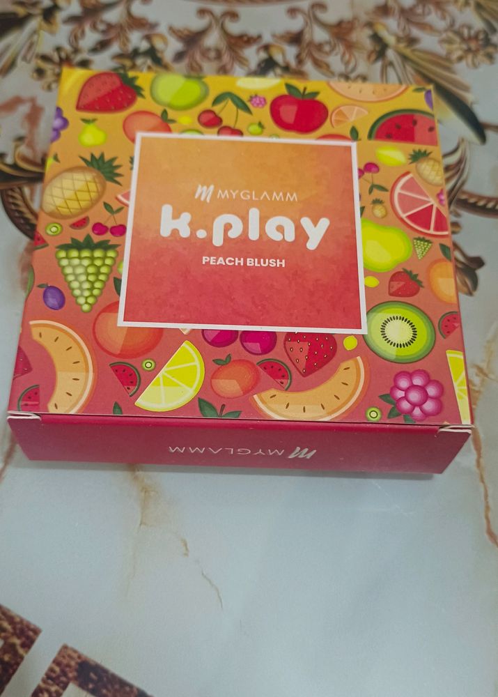 MyGlamm K.Play Flavoured Blush-Sweet Peach