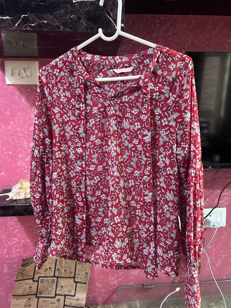 Red Top For Woman