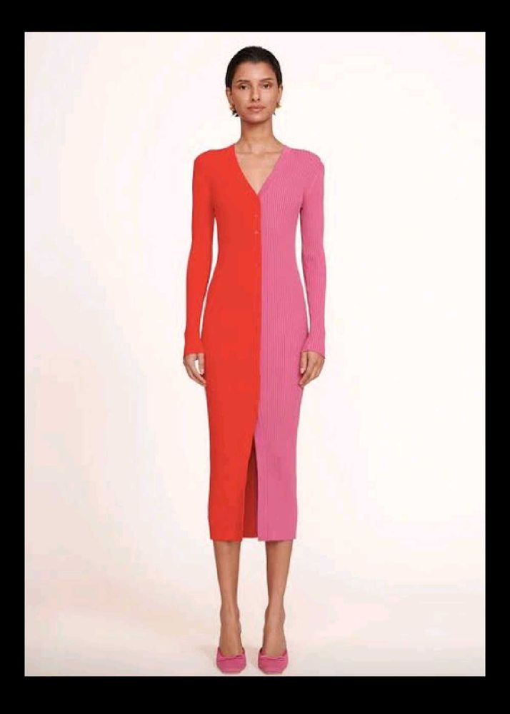 Colorblock Knit Dress