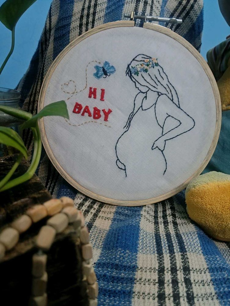 Baby Shower Hoop Frame