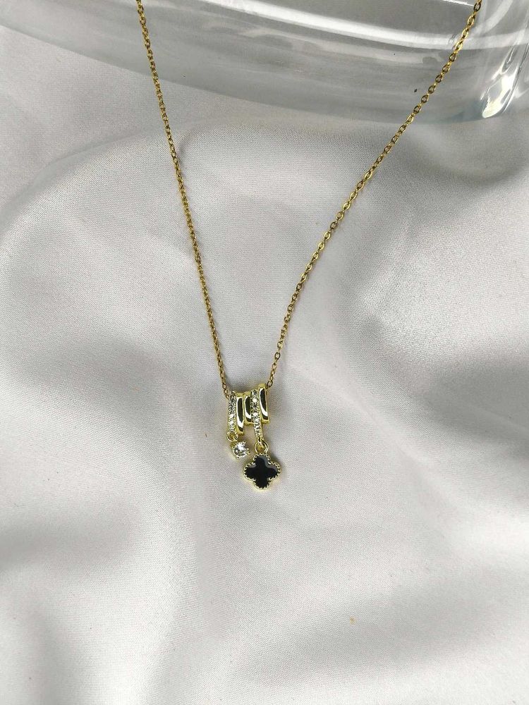 Lucky Clover Gold Necklace
