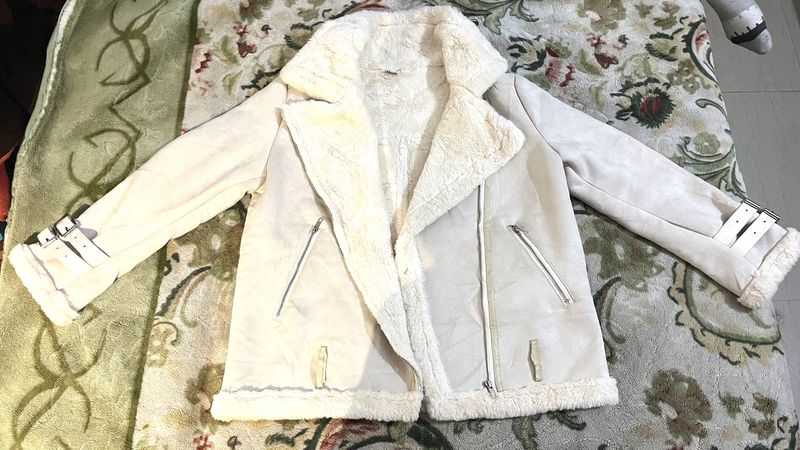 Luxury Faux Suede Fur-Lined Winter Jacket