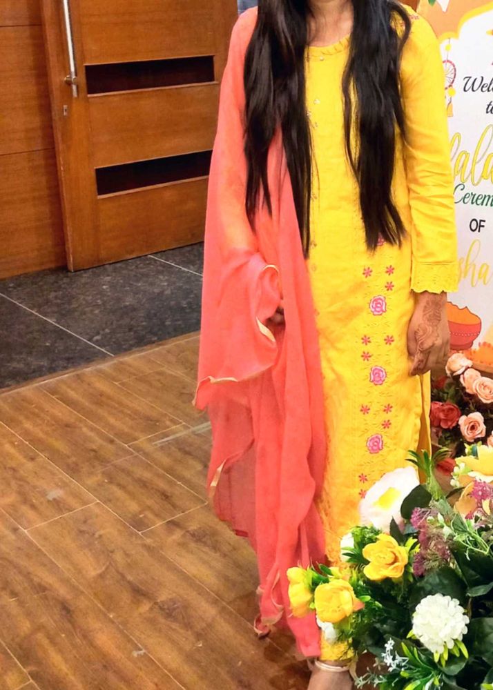 Yellow Kurta Set