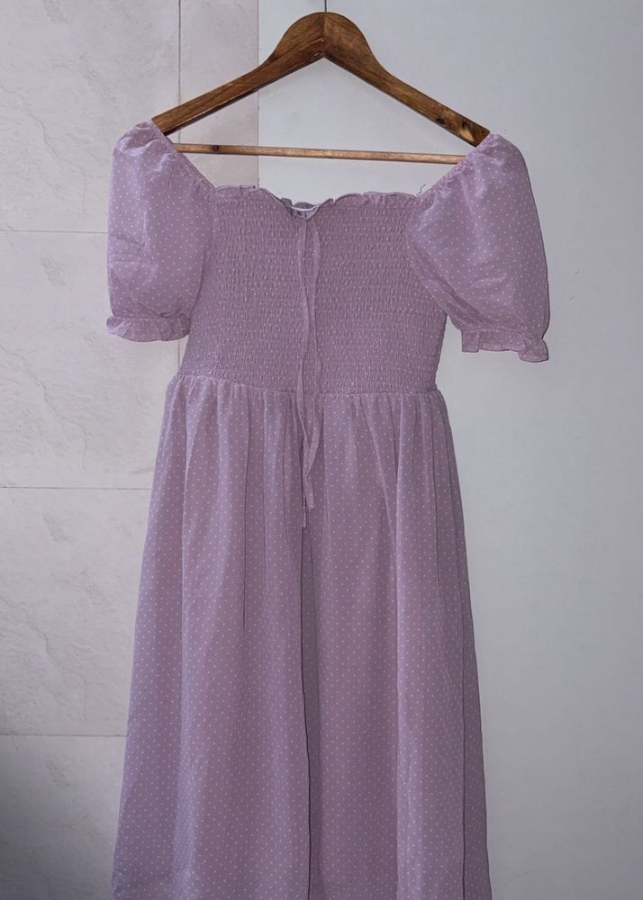 Summer polka dot dress