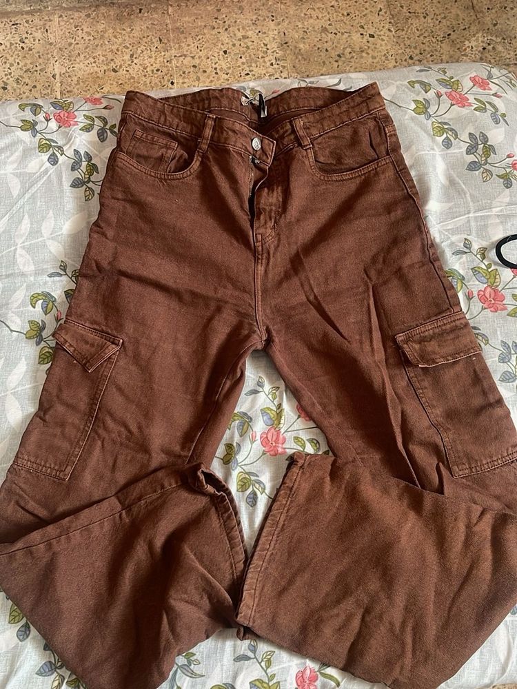 Brown Cargo Pants