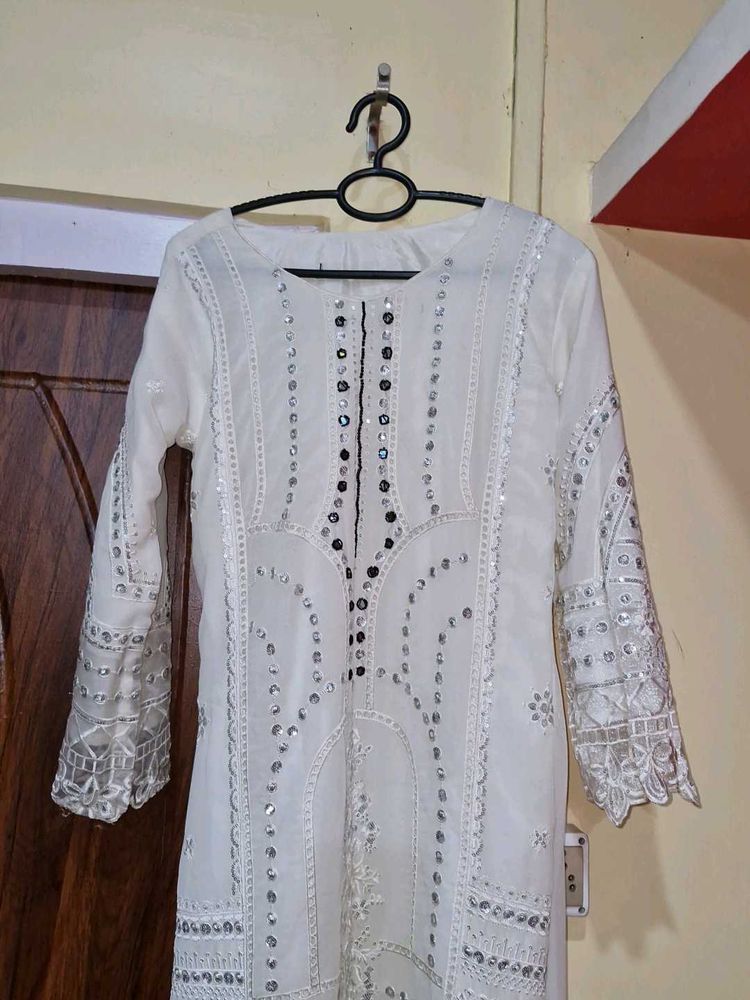 Elegant White Kurta