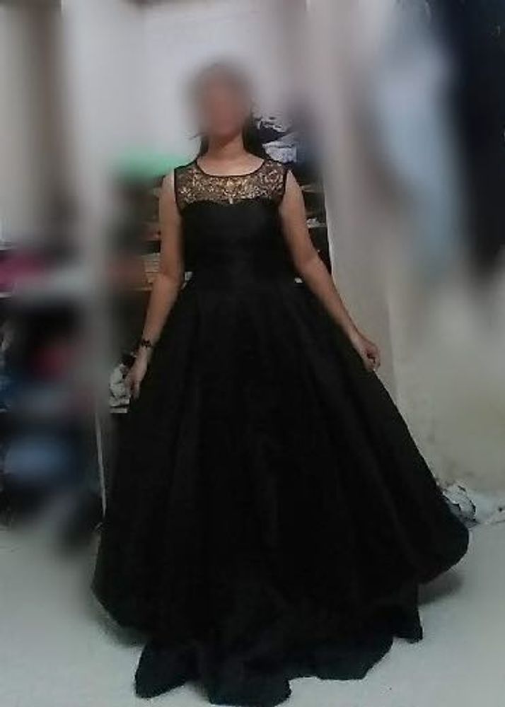 Elegant Black Ethnic Gown