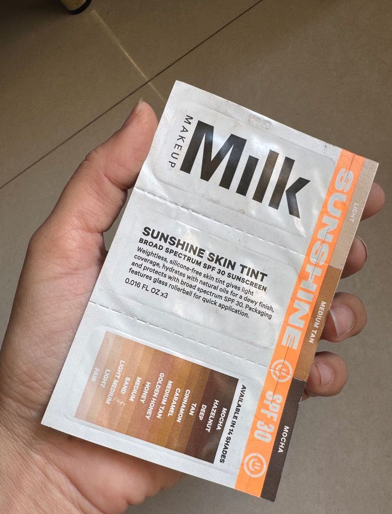 MILK Makeup Sunshine Skin Tint Tester (3 Shades)