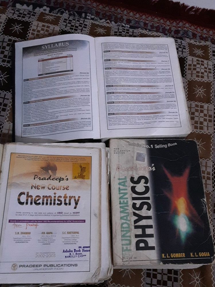 Old Ncert And Reference  Books Of 11 12 Class pcb