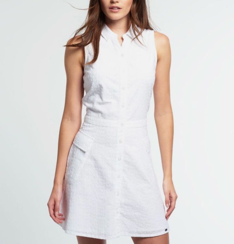 Superdry White Shirt Dress
