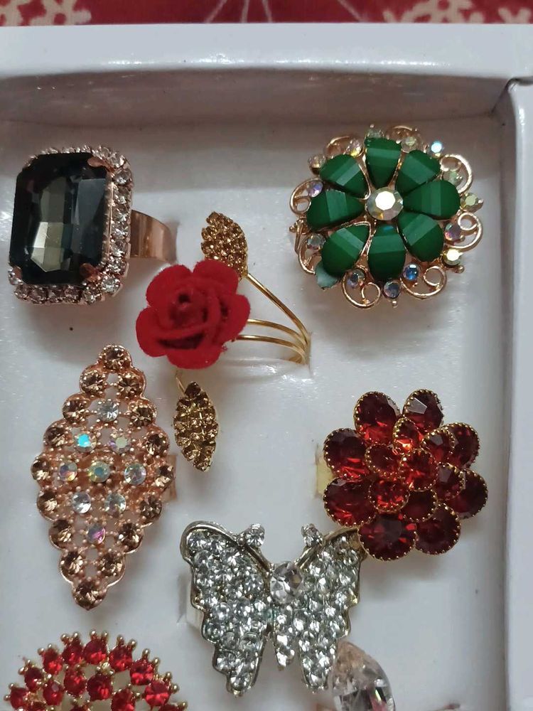 Fashion Rings -Set of 12
