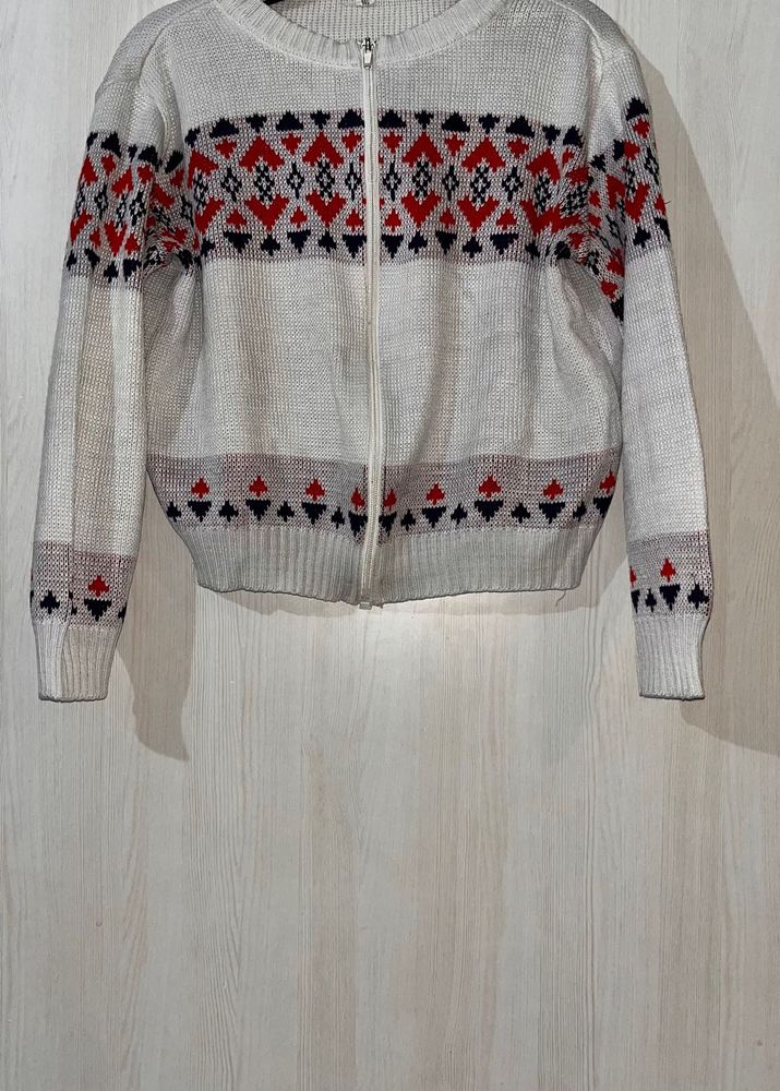 Vintage Patterned Cardigan