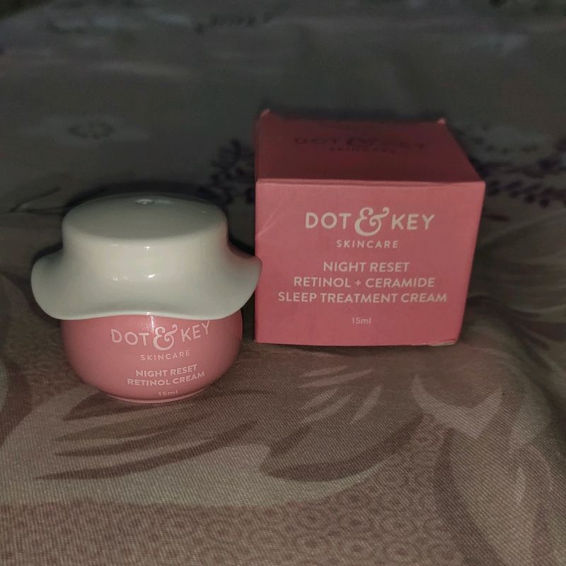 dot and key night cream retinol + ceramide